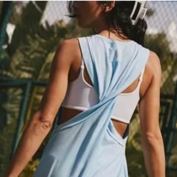 Free People Hot Shot Onesie Twisted in Refresh Blue - Factory Sealed - Picture 5 of 9